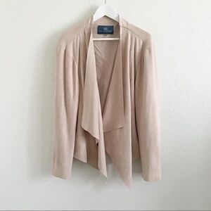 Allegra K Open Cardigan Pink Waterfall Size XL Spring